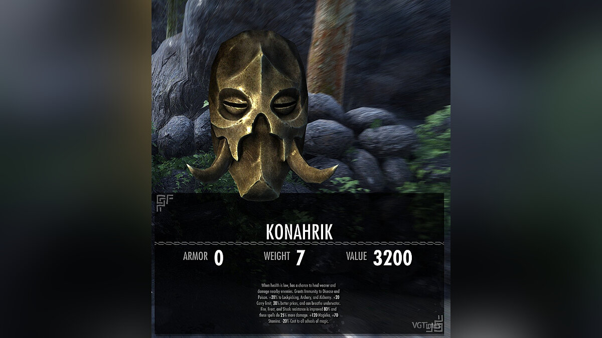 Elder Scrolls 5: Skyrim Special Edition — Improved Konarik mask