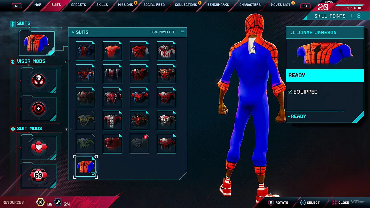 Marvel's Spider-Man: Miles Morales — Купленный в магазине костюм Майлза Моралеса (новый слот)