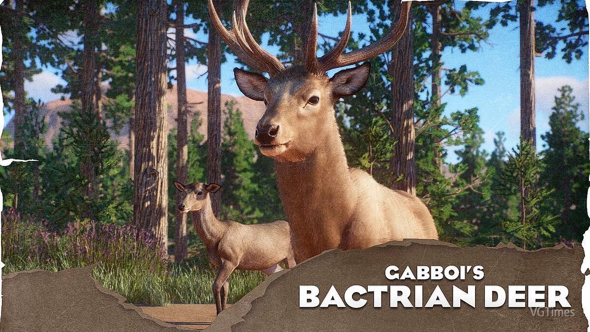 Planet Zoo — Bactrian deer - a new species