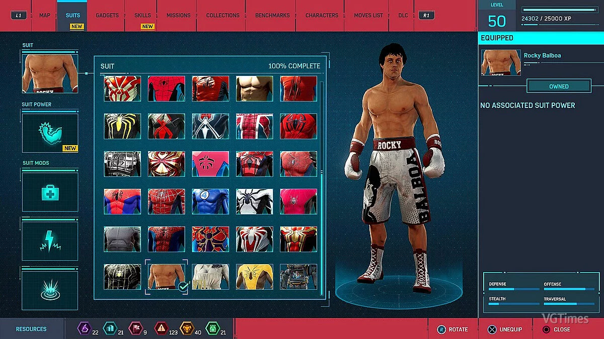 Marvel's Spider-Man Remastered — Роккі Бальбоа (новий слот)