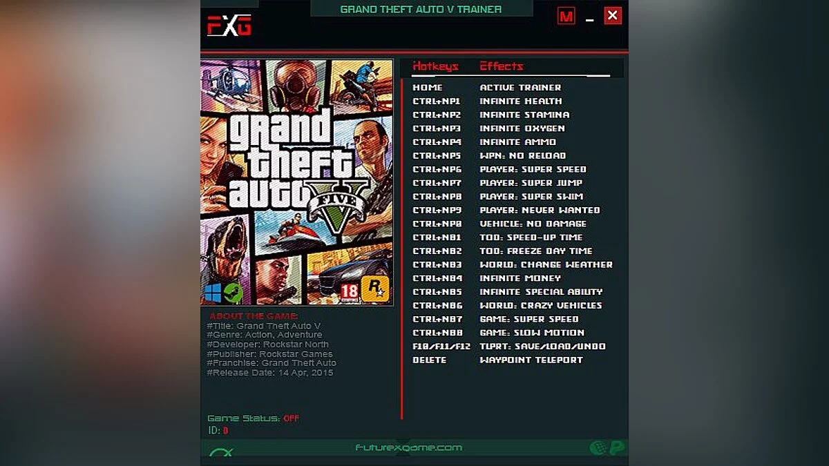 GTA 5 — Entrenador (+20) [1.0.2802 (1.64)]