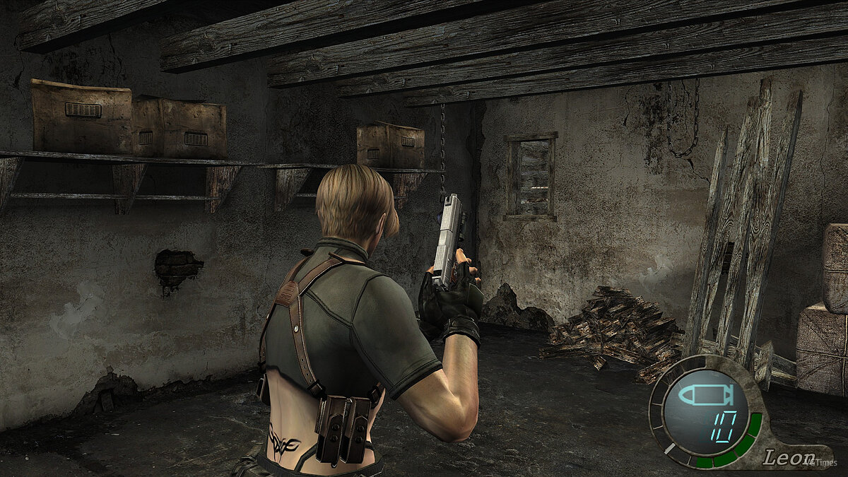 Resident Evil 4 (2005) — Leon with bare belly