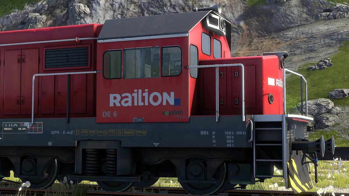 Derail Valley — Розфарбування Railion для DE 6