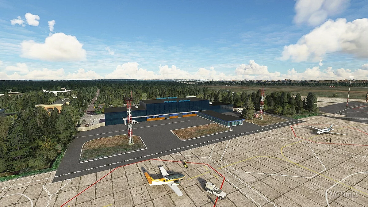 Microsoft Flight Simulator — Airport Ulyanovsk Barataevka (Russia)