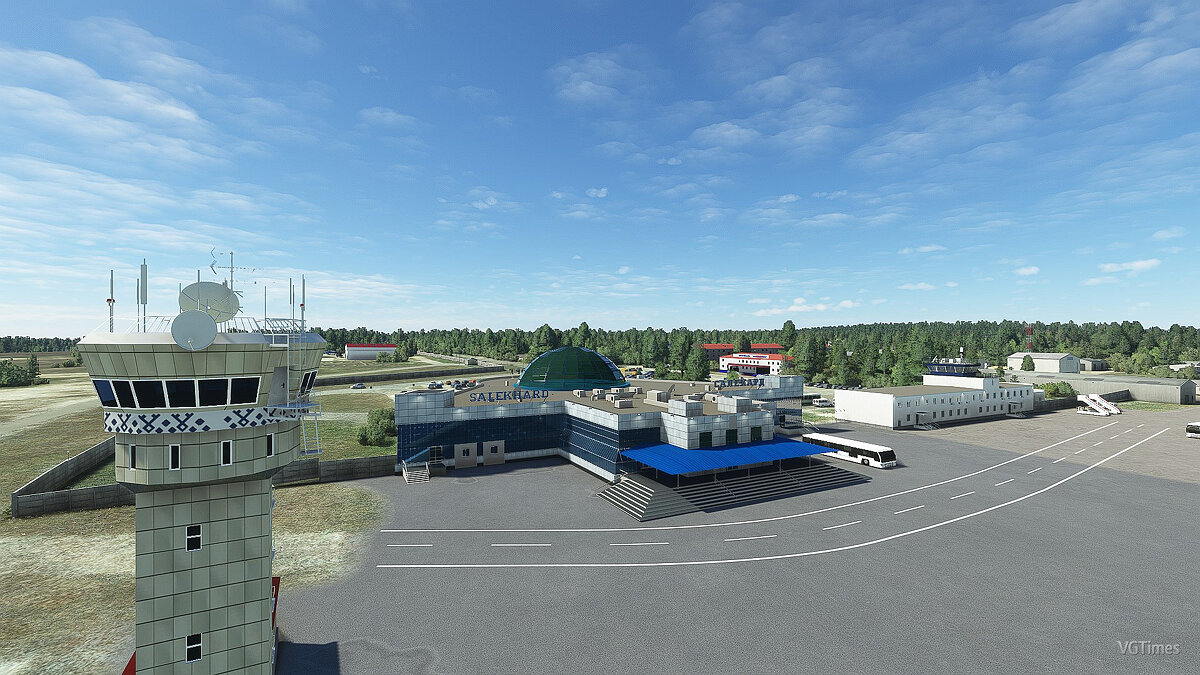 Microsoft Flight Simulator — Salekhard (Russia)