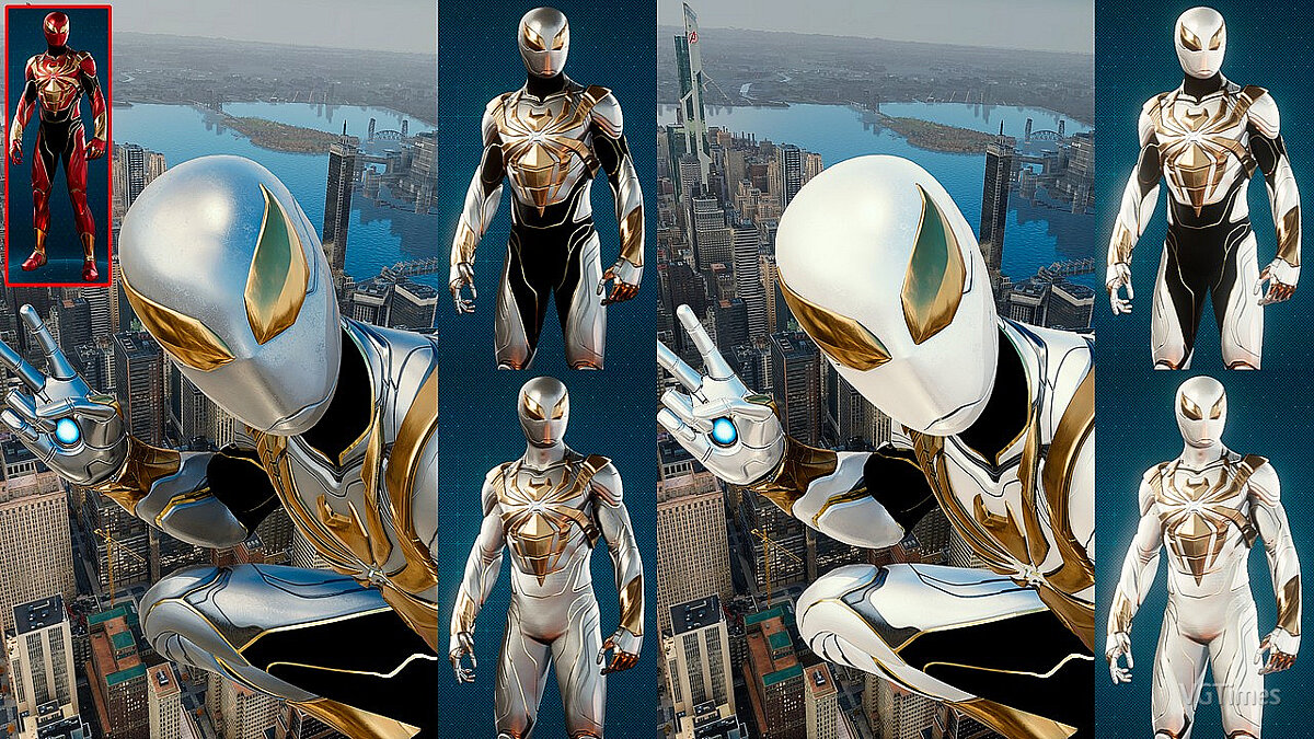 Marvel&#039;s Spider-Man Remastered — Silver and white iron spider