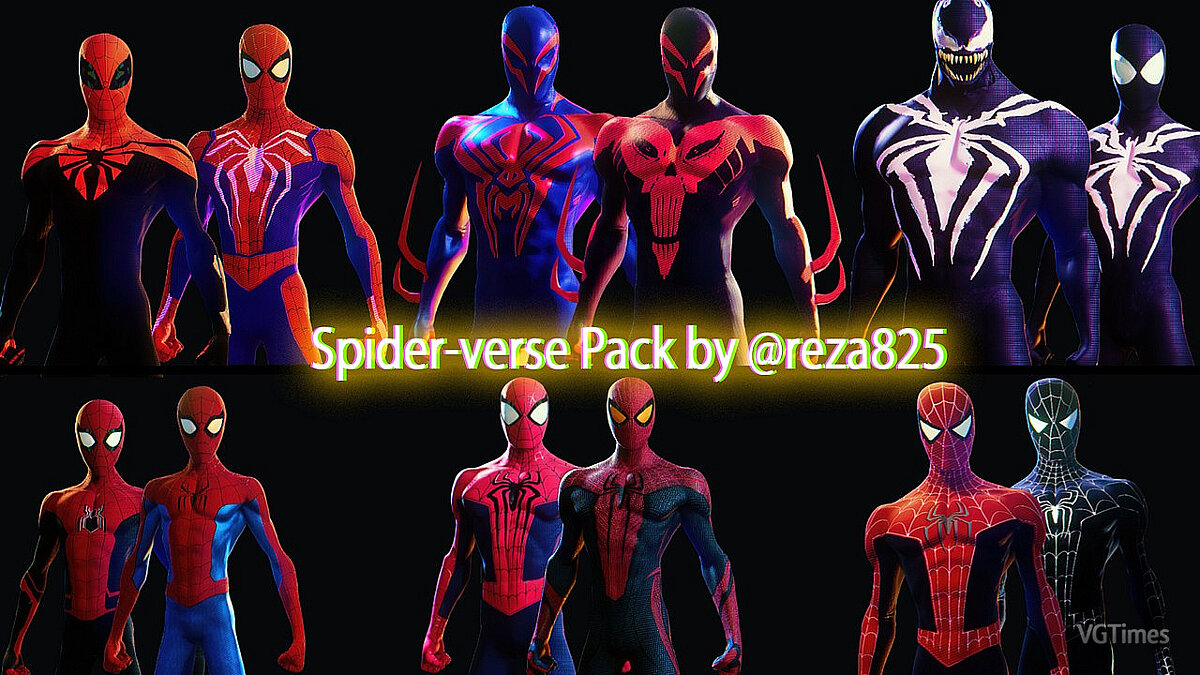 Marvel&#039;s Spider-Man Remastered — Spider-Verse costume set