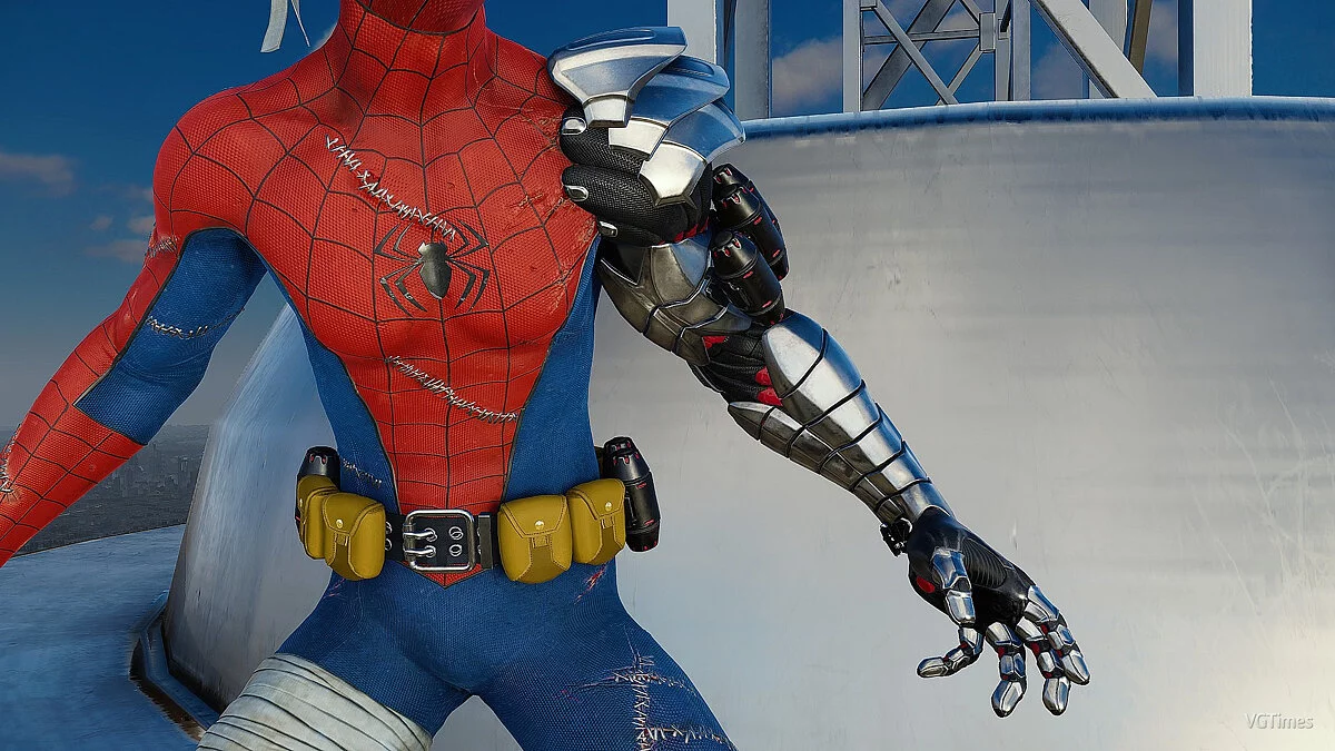 Marvel's Spider-Man Remastered — Золота рука та око для костюма кіборга