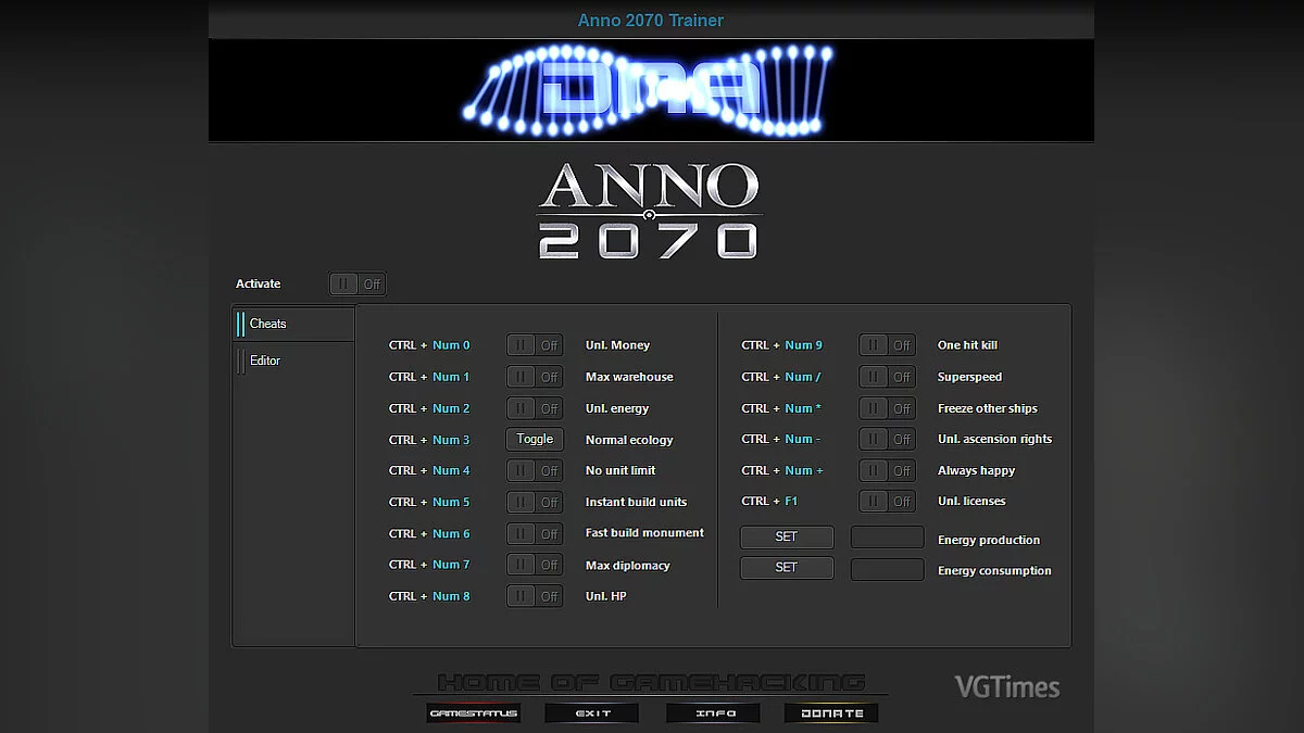 Anno 2070: Deep Ocean — Trainer (+16) [3.00.8051]