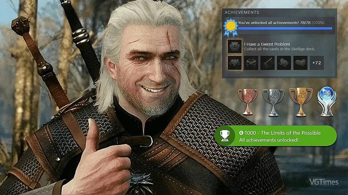 The Witcher 3: Wild Hunt — Saves before all achievements