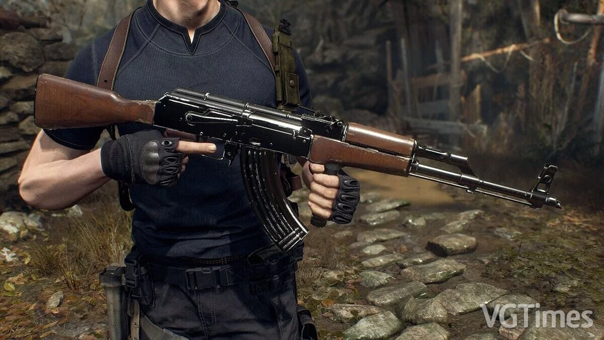 Resident Evil 4 Remake (2023) — AK-47 from the game Counter-Strike 2