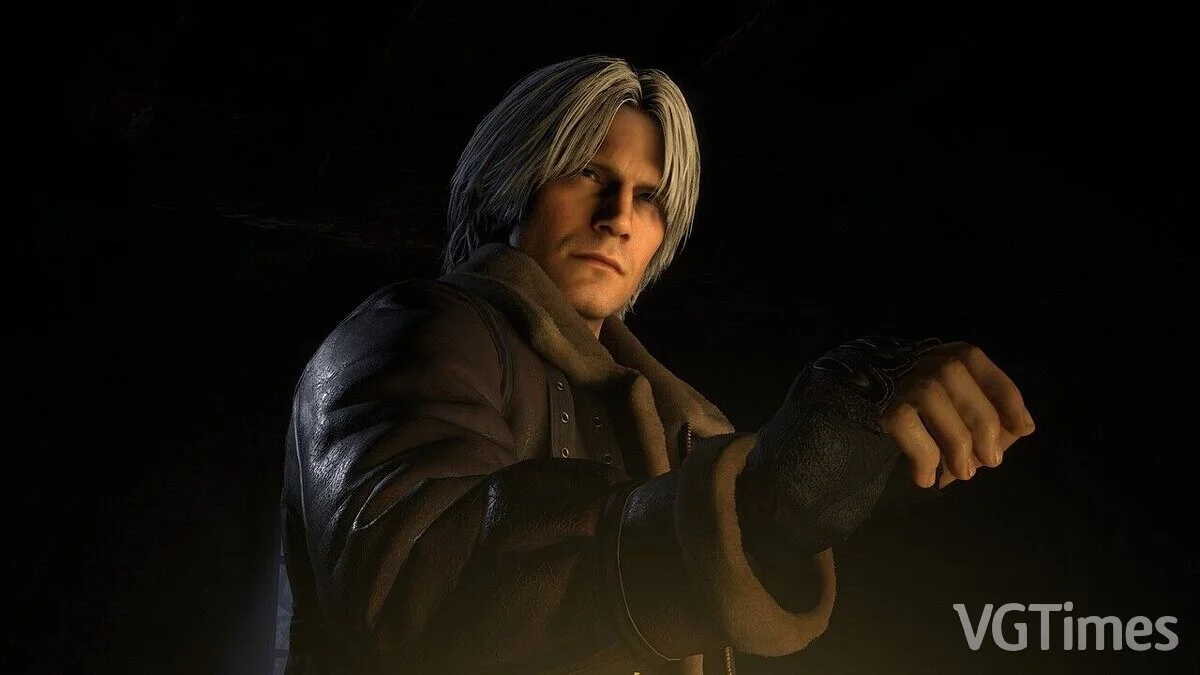 Resident Evil 4 Remake (2023) — Dante from Devil May Cry 5 instead of Leon