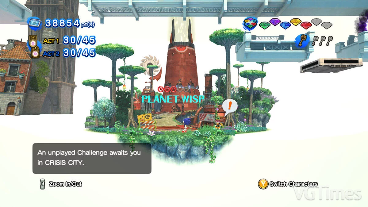 Sonic Generations — Game completed 90 percent