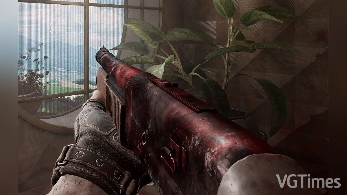 Atomic Heart — KC-23 cubierto de sangre