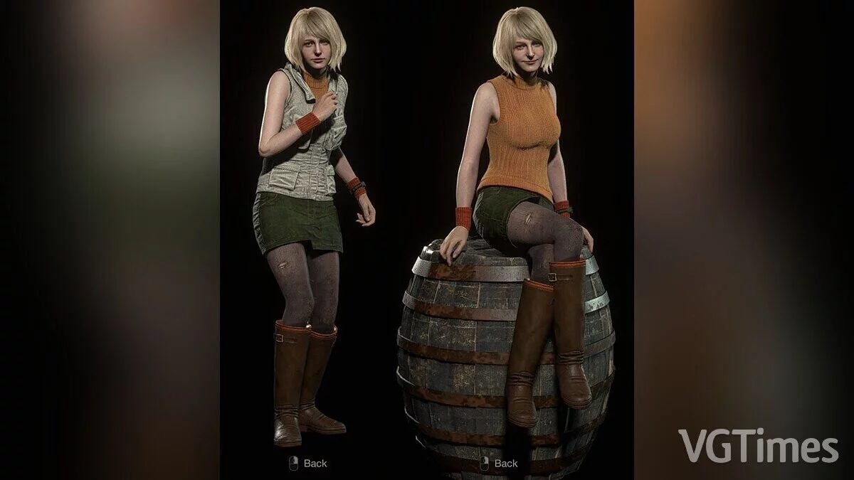 Resident Evil 4 Remake (2023) — Heather's clothes from the game Silent Hill 2 for Ashley