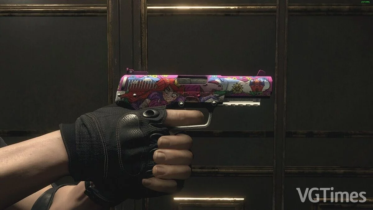 Resident Evil 4 Remake (2023) — “Fairy Tale” coloring page for Five-SeveN from the game CS:GO