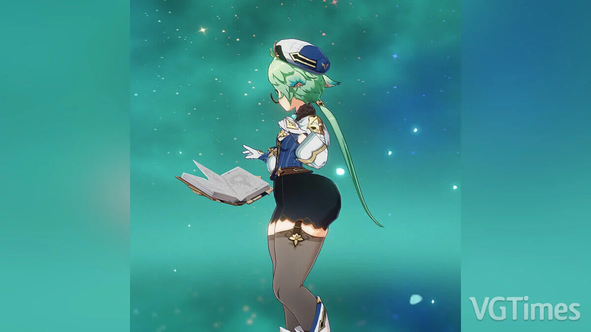 Genshin Impact — Сакроза з великими стегнами