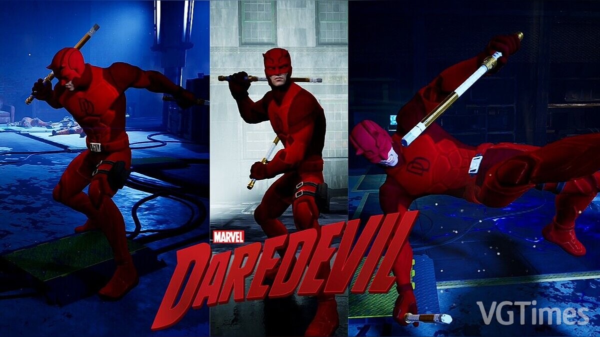 Gotham Knights — Daredevil instead of Nightwing