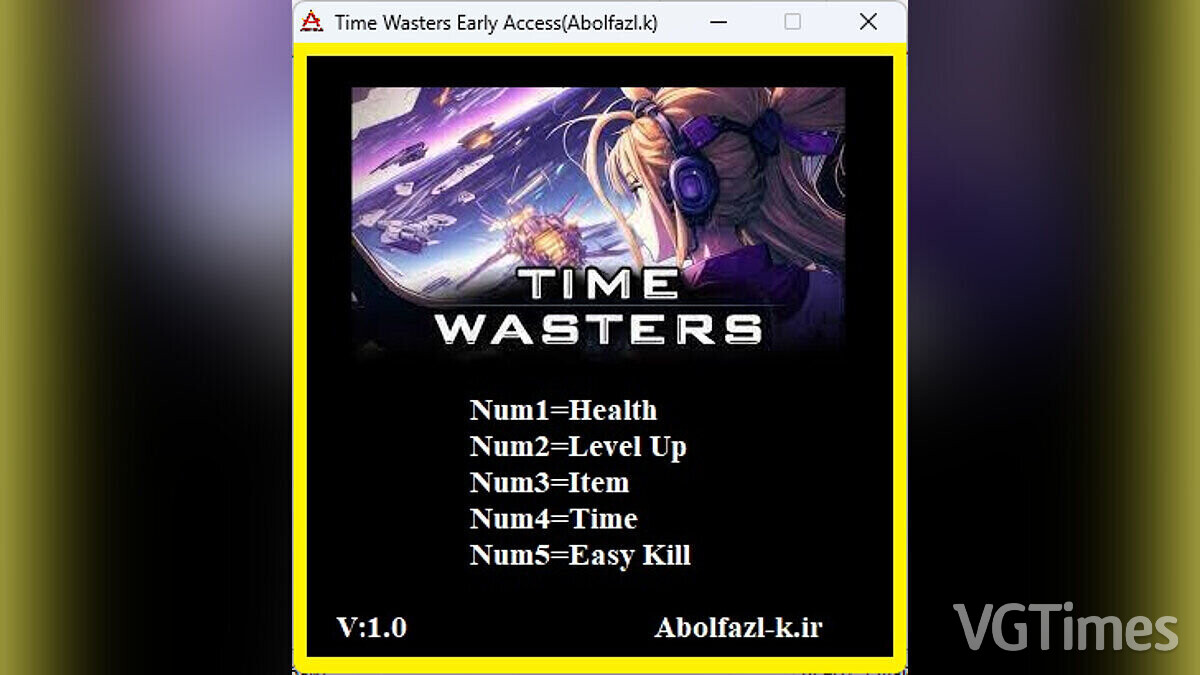 Time Wasters — Trainer (+5) [EA: 1.0]