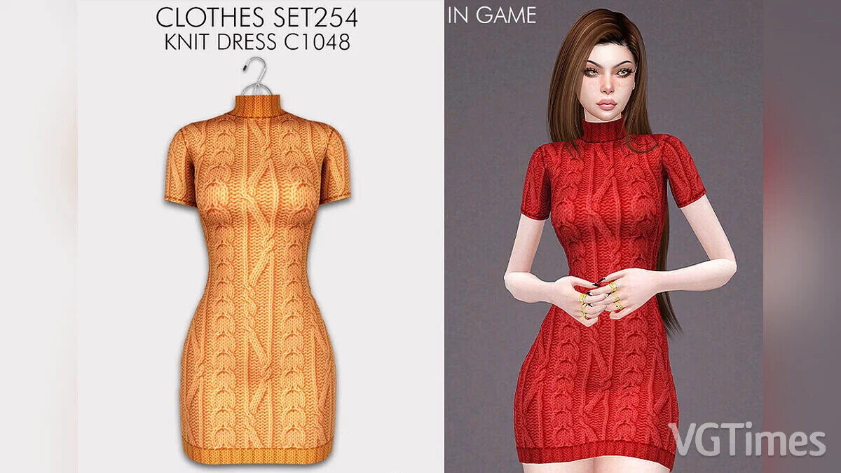 The Sims 4 — Vestido de punto