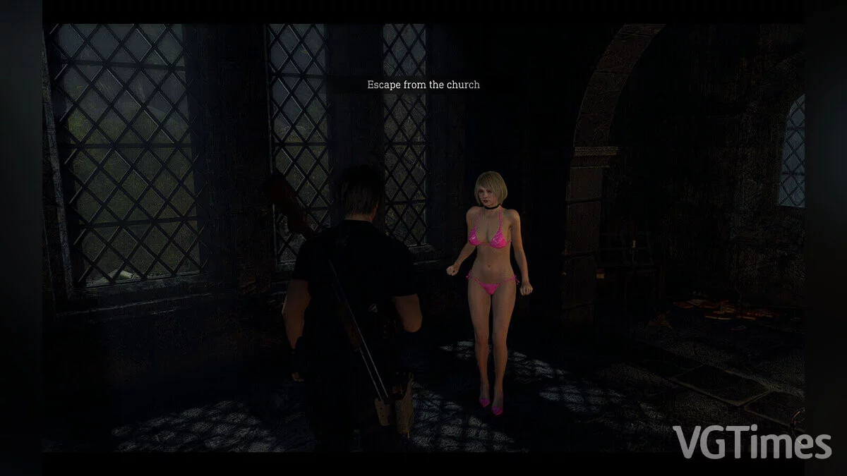 Resident Evil 4 Remake (2023) — Ashley Bikini — Ashley en bikini