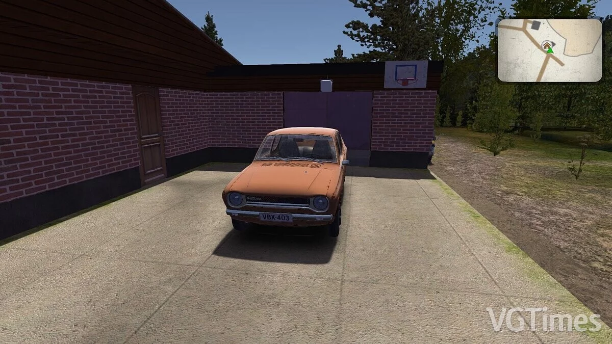 My Summer Car — El coche está completamente montado y no se ha hecho nada más.