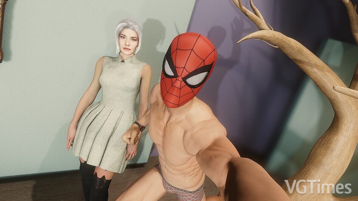 Marvel&#039;s Spider-Man Remastered — Felicia Hardy in a dress