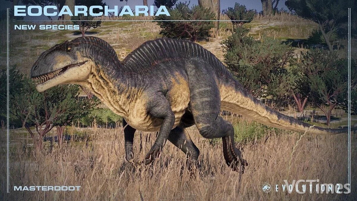 Jurassic World Evolution 2 — Eocarcharia - una nueva especie