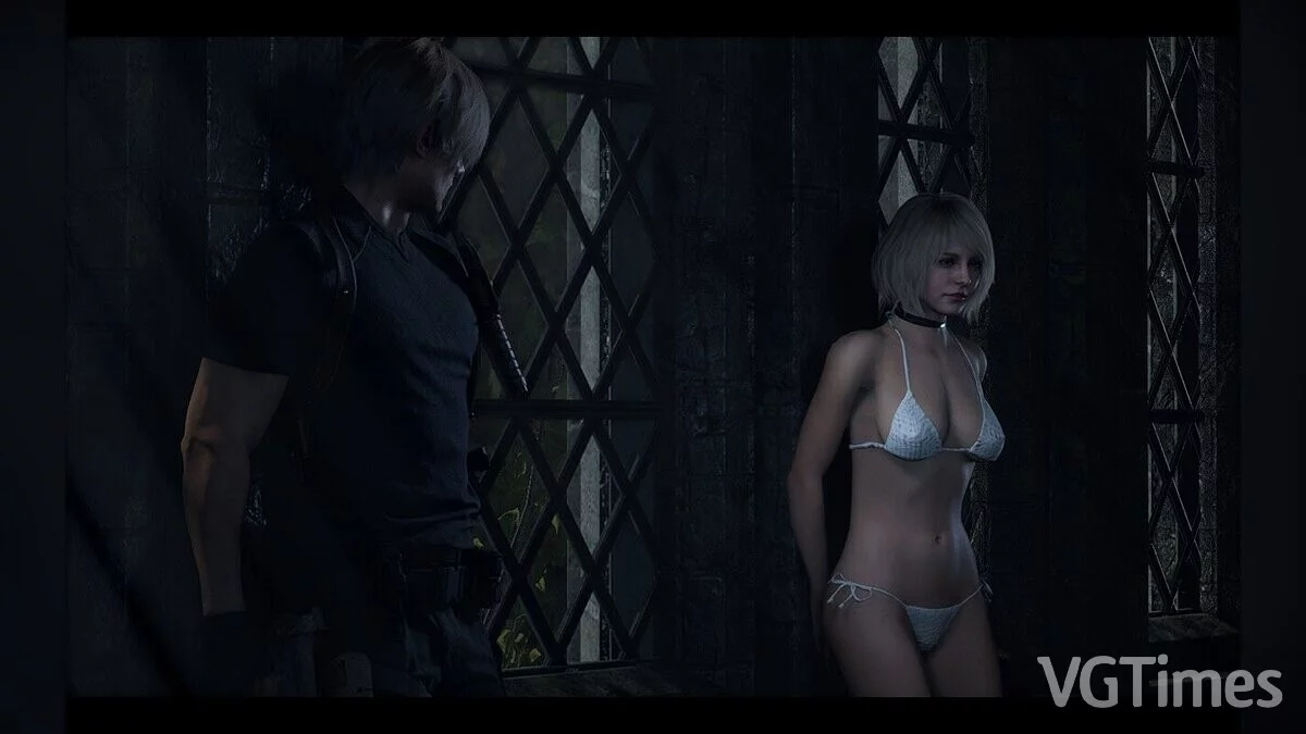 Resident Evil 4 Remake (2023) — Эшли в бикини