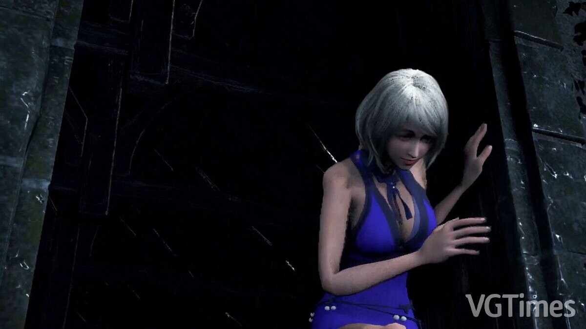 Resident Evil 4 Remake (2023) — Ashley in Tifa's dress