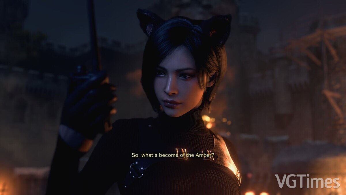 Resident Evil 4 Remake (2023) — Cat ears for Ada