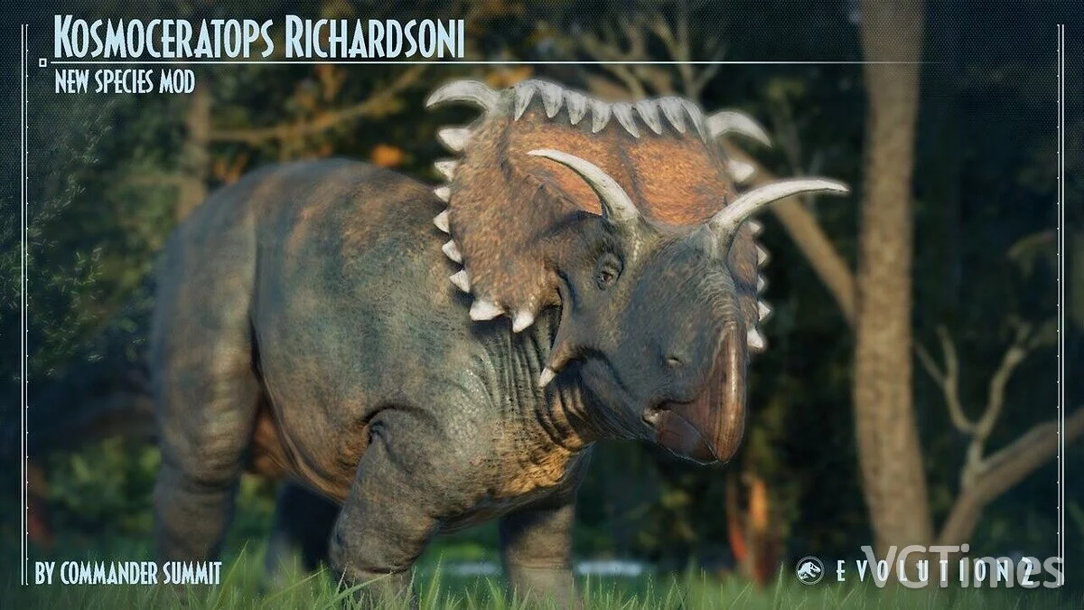 Jurassic World Evolution 2 — Kosmoceratops - a new species