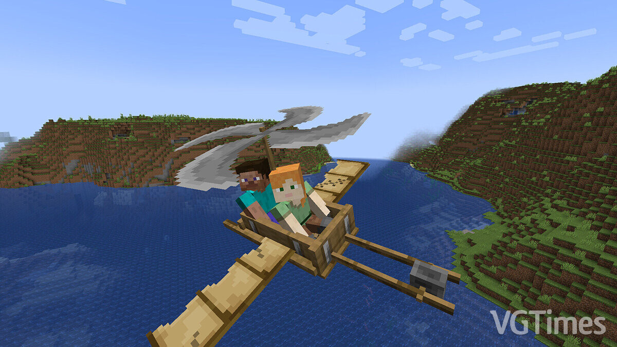 Minecraft — Flying planes