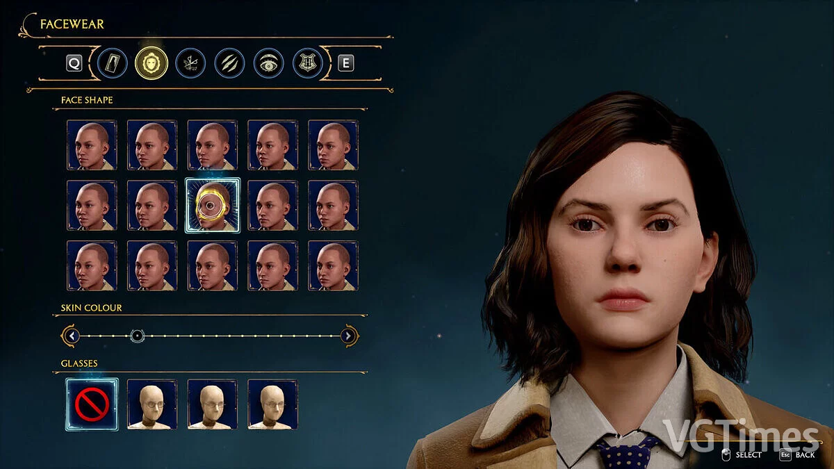 Hogwarts Legacy — Lyra - female face shape