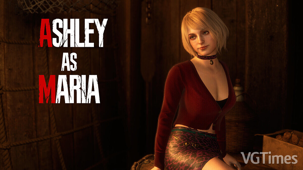 Resident Evil 4 Remake (2023) — Maria Outfit for Ashley - Maria's clothes from Silent Hill 2 for Ashley