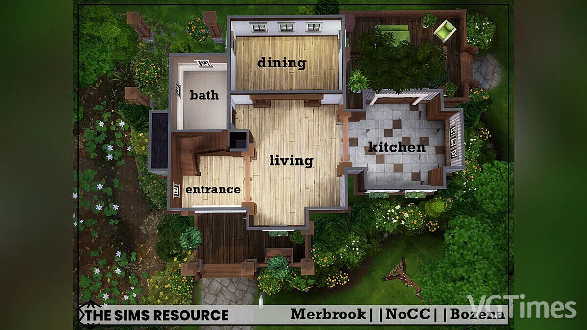 The Sims 4 — Мербрук - Ракушка