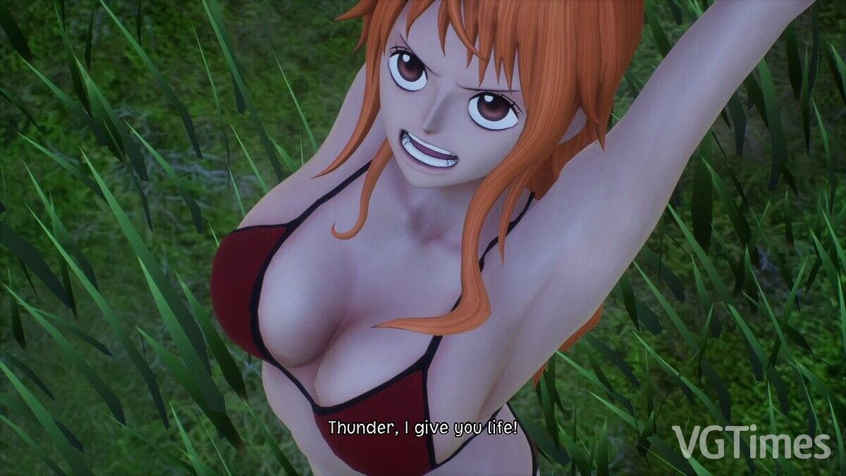 One Piece Odyssey — Nami in a red bikini