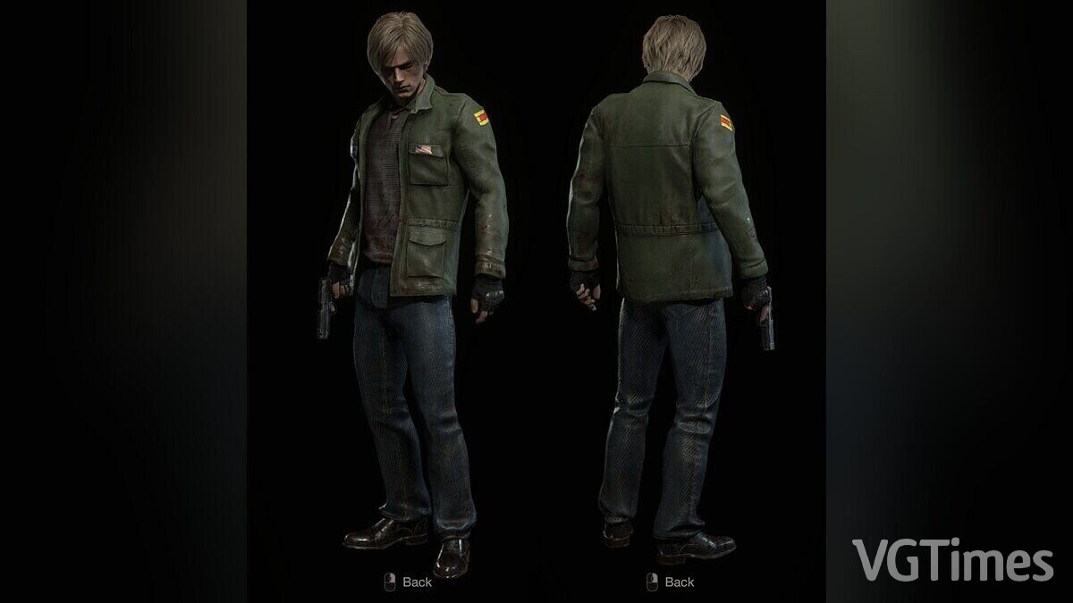 Resident Evil 4 Remake (2023) — James Sunderland's outfit from Silent Hill 2