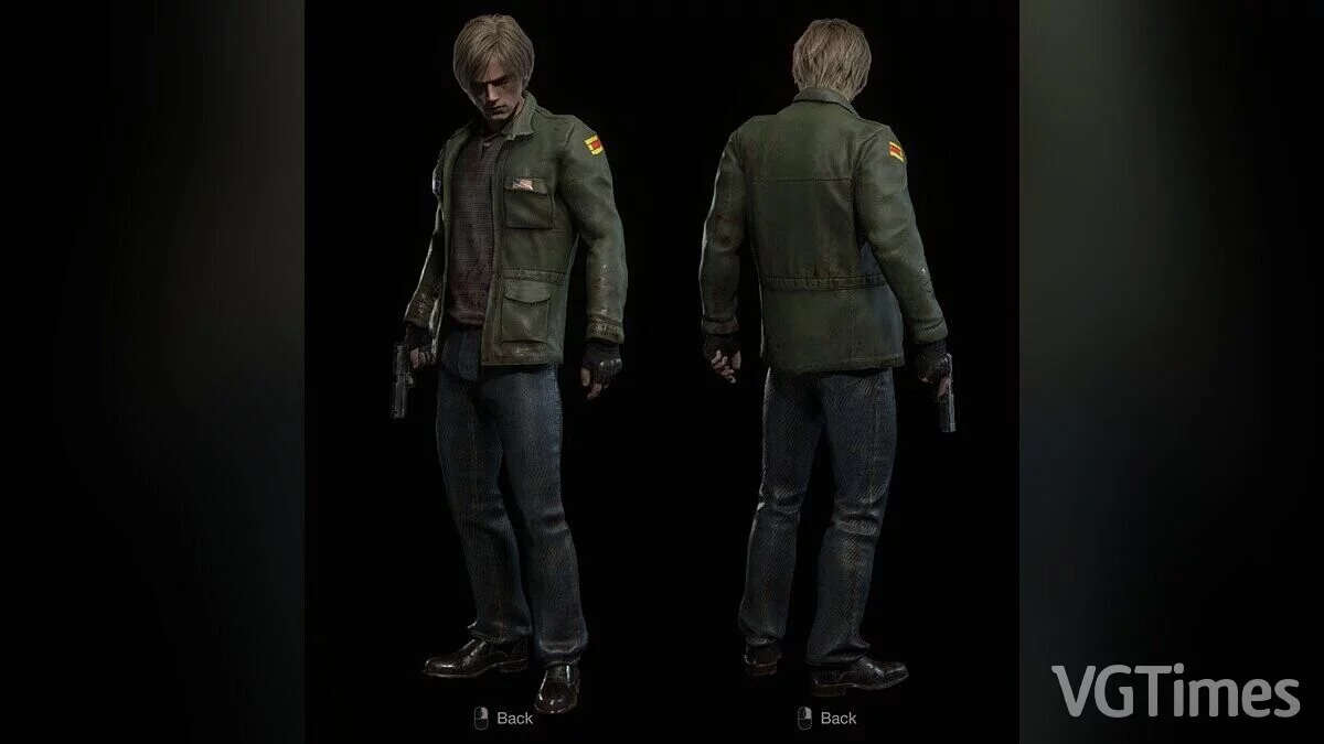 Resident Evil 4 Remake (2023) — James Sunderland's outfit from Silent Hill 2