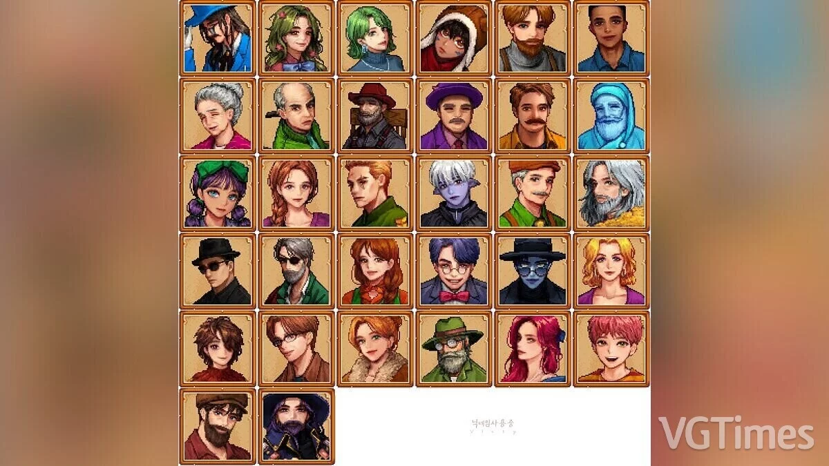 Stardew Valley — Nuevos retratos de los aldeanos.