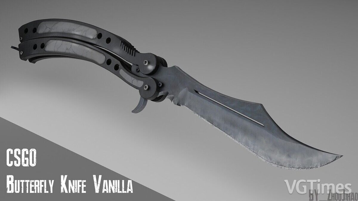 Resident Evil 4 Remake (2023) — Butterfly knife from the game CS:GO