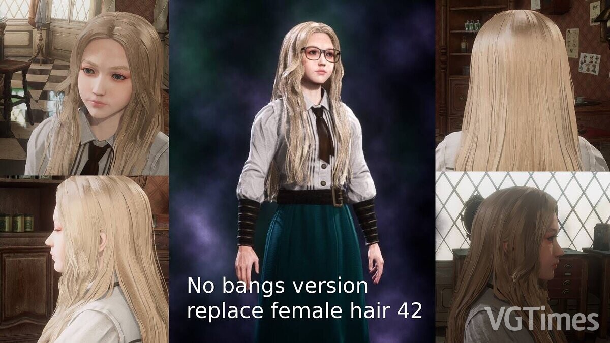 Hogwarts Legacy — Very long hair