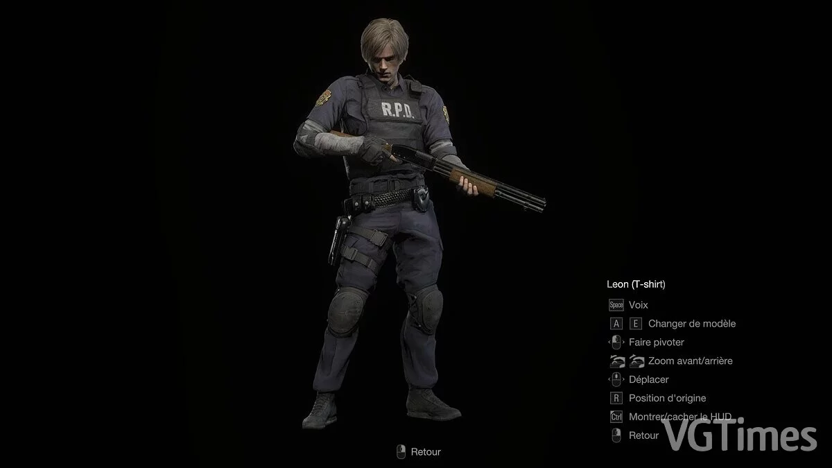 Resident Evil 4 Remake (2023) — uniforme de policía del RPD