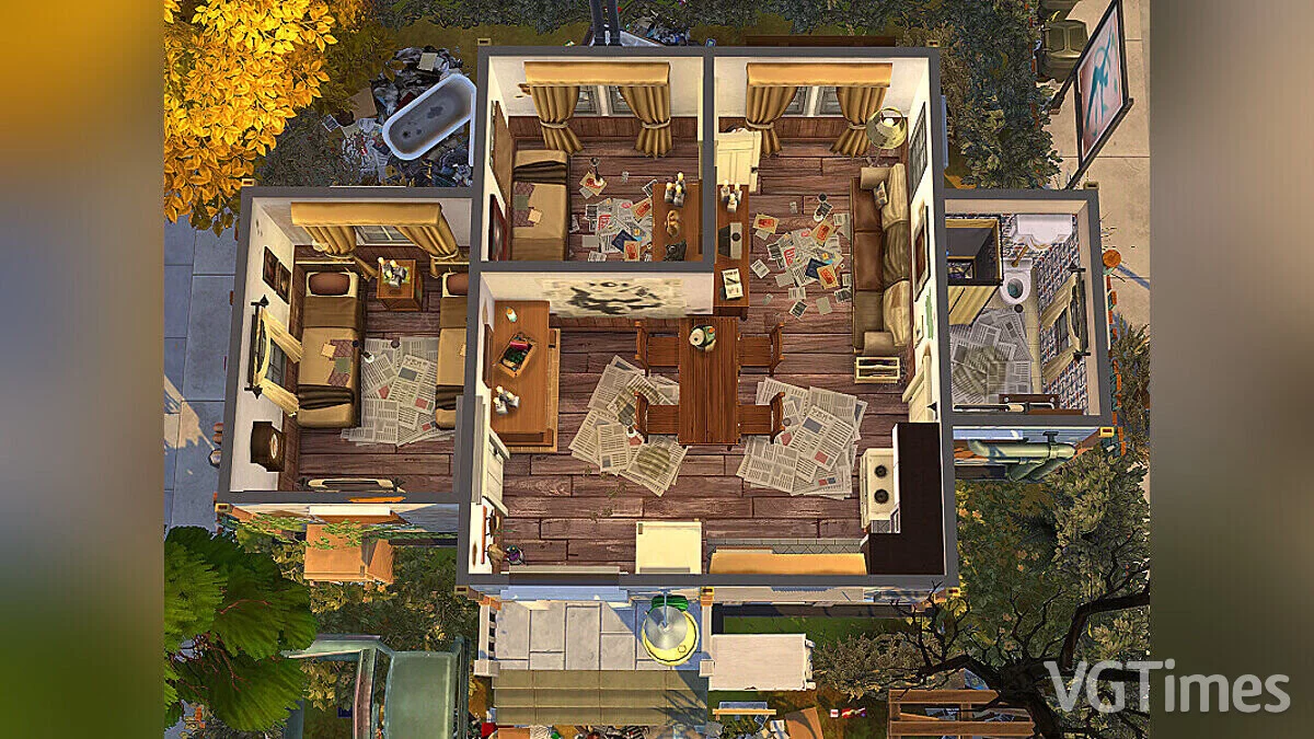 The Sims 4 — Зруйнована хатина