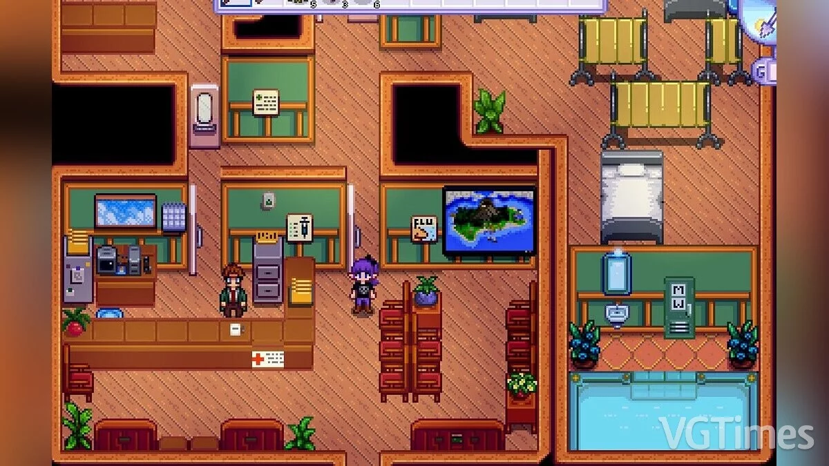 Stardew Valley — Ремонт больницы и функциональная ванная комната