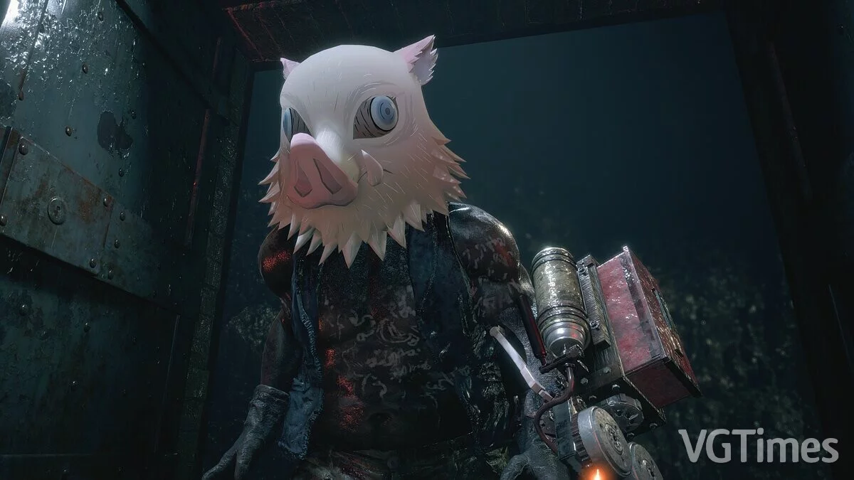 Resident Evil 4 Remake (2023) — Inosuke Helmet