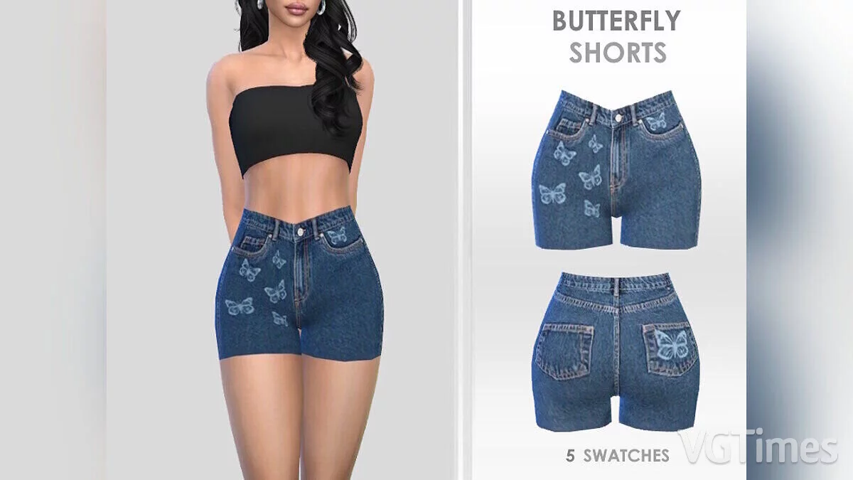 The Sims 4 — Shorts con mariposas