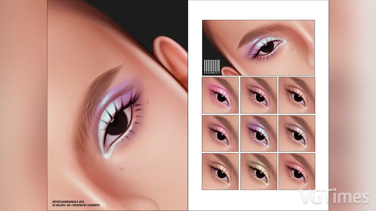 The Sims 4 — sombra de ojos