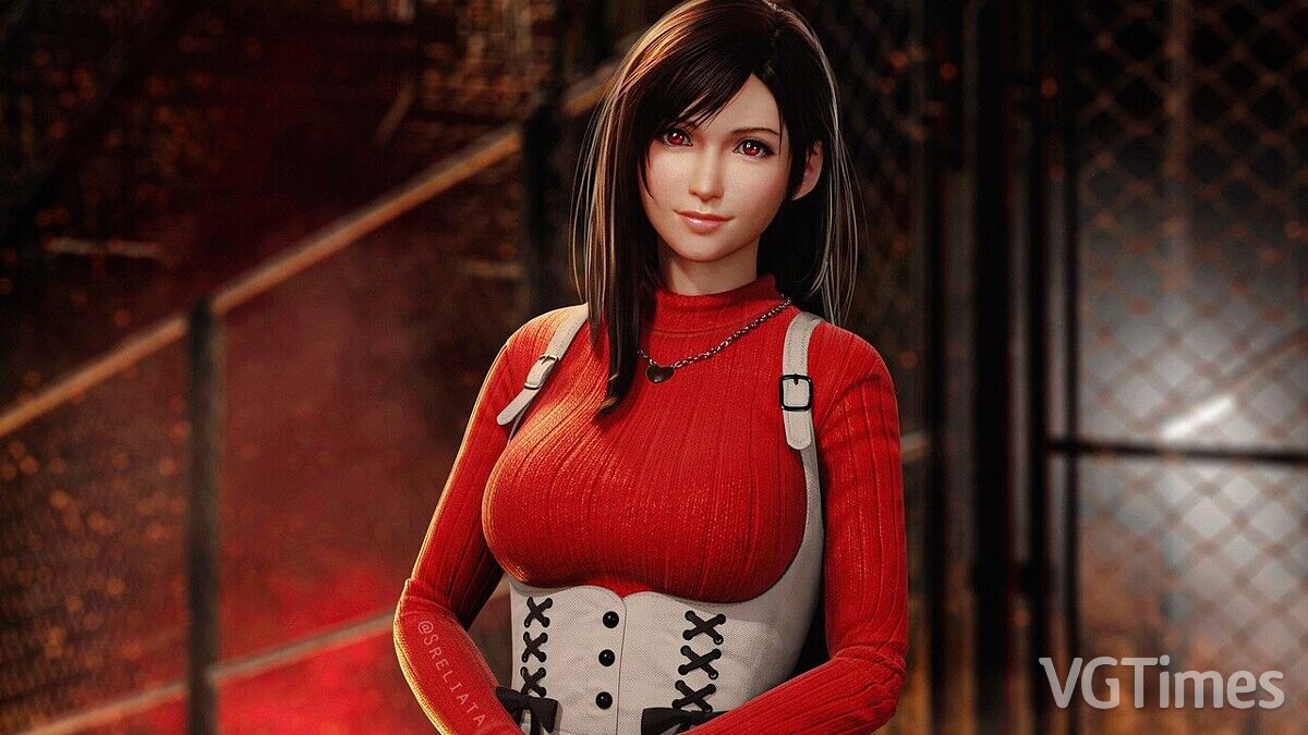 Final Fantasy VII Remake — Tifa in Kokoro's clothes