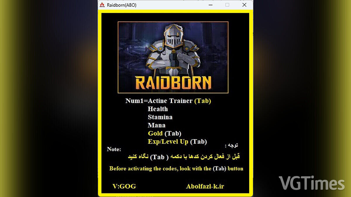 RAIDBORN — Trainer (+5) [1.0]